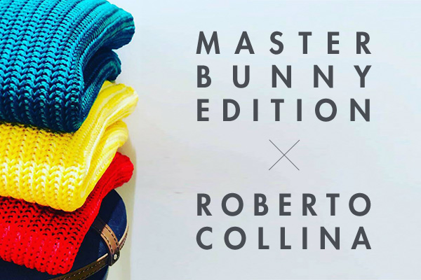 Roberto Collina × MASTER BUNNY EDITON コラボニット登場!!