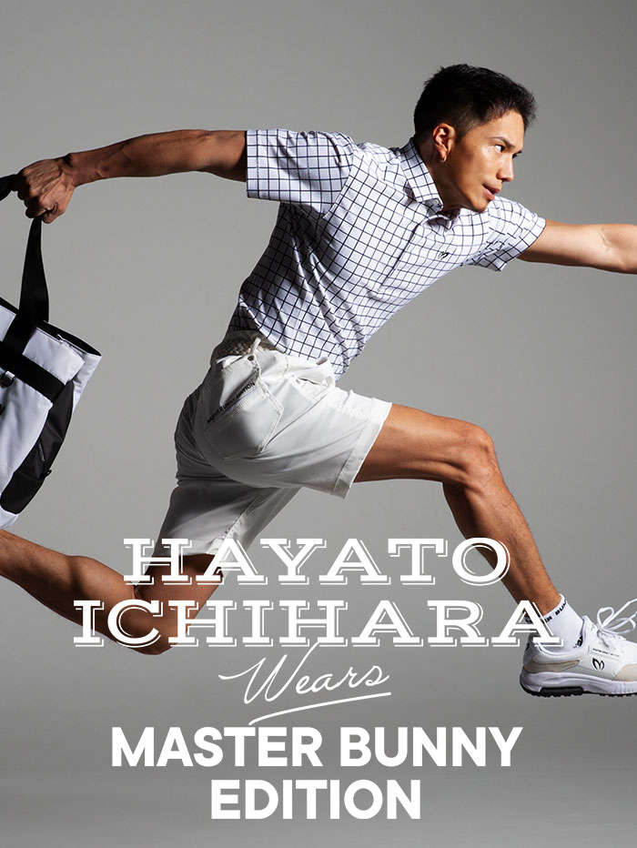 HAYATO ICHIHARA wears MASTER BUNNY EDITION